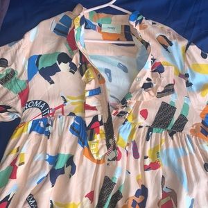 A girls fendi print dress.